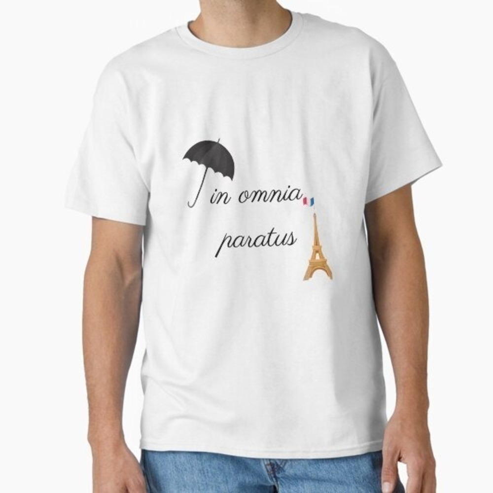 Emily In Paris Parisian Girl Graphic Tee Shirt For Women